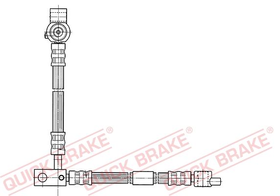 Гальмівні шланги QUICK BRAKE 59994 - zapix