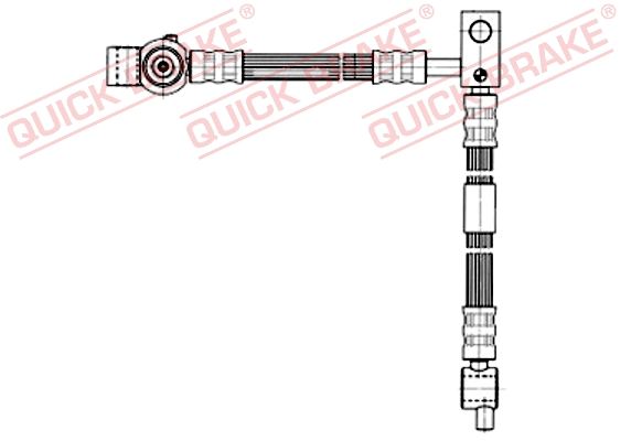 Гальмівні шланги QUICK BRAKE 59995 - zapix