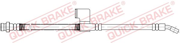 Гальмівні шланги QUICK BRAKE 58885 - zapix
