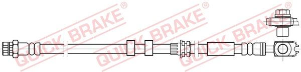 Гальмівні шланги QUICK BRAKE 59801X - zapix