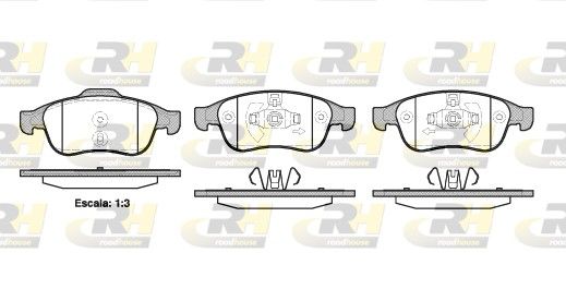 Гальмівні колодки дискові ROADHOUSE 2124810 - zapix