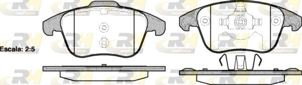 Гальмівні колодки дискові ROADHOUSE 2124900 - zapix