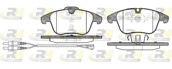 Гальмівні колодки дискові ROADHOUSE 2124901 - zapix