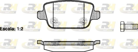 Гальмівні колодки дискові ROADHOUSE 2125600 - zapix