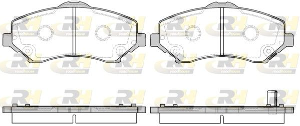 Гальмівні колодки дискові ROADHOUSE 2125902 - zapix