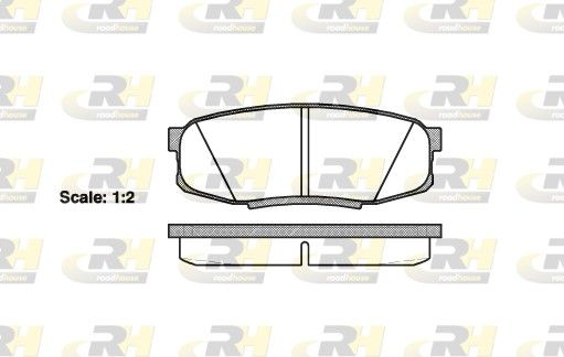 Гальмівні колодки дискові ROADHOUSE 2127200 - zapix