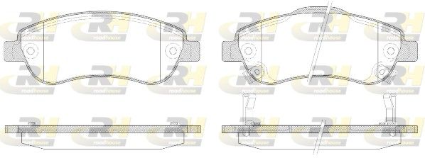 Гальмівні колодки дискові ROADHOUSE 2128902 - zapix