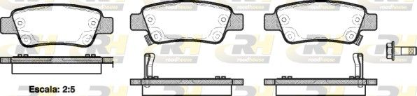 Гальмівні колодки дискові ROADHOUSE 2129002 - zapix