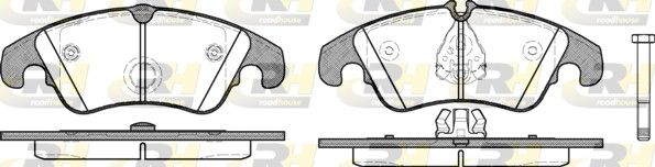 Гальмівні колодки дискові ROADHOUSE 2130410 - zapix