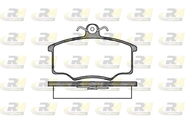 Гальмівні колодки дискові ROADHOUSE 204600 - zapix