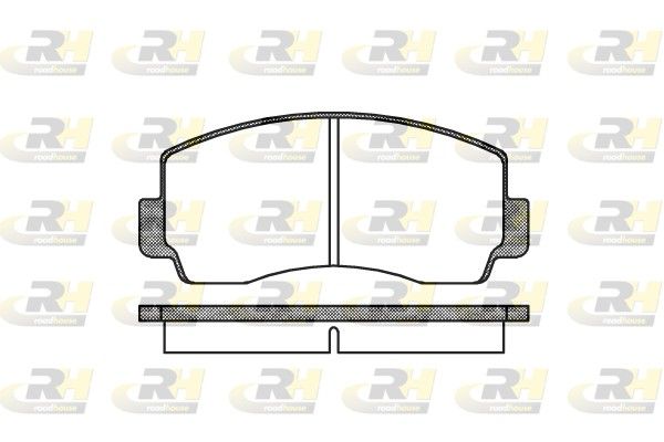 Гальмівні колодки дискові ROADHOUSE 209400 - zapix