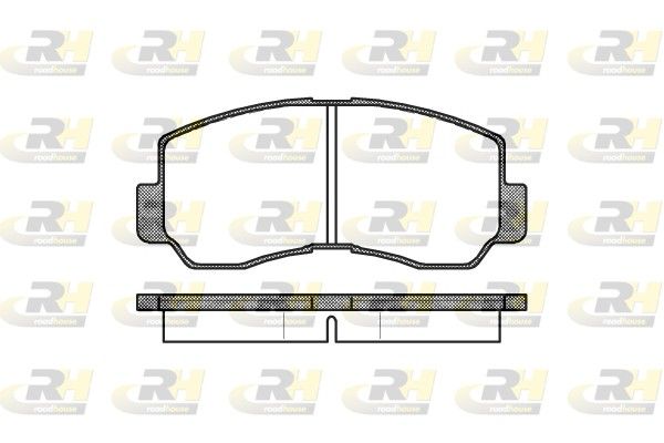 Гальмівні колодки дискові ROADHOUSE 209440 - zapix