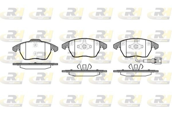 Гальмівні колодки дискові ROADHOUSE 2103001 - zapix