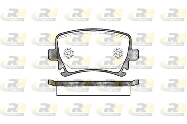 Гальмівні колодки дискові ROADHOUSE 2103100 - zapix