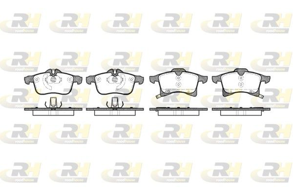 Гальмівні колодки дискові ROADHOUSE 2103602 - zapix