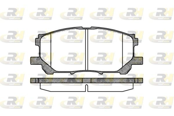 Гальмівні колодки дискові ROADHOUSE 2103900 - zapix