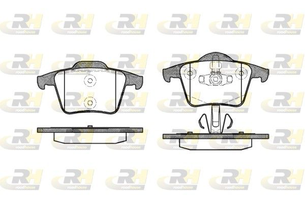Гальмівні колодки дискові ROADHOUSE 2104400 - zapix