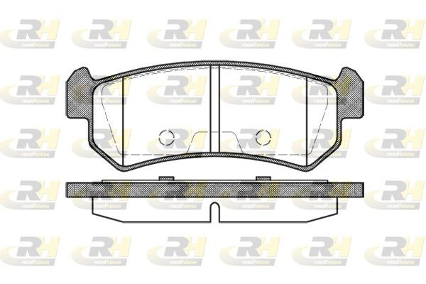 Гальмівні колодки дискові ROADHOUSE 2104800 - zapix