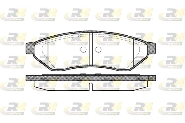 Гальмівні колодки дискові ROADHOUSE 2104900 - zapix