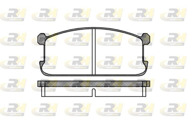 Гальмівні колодки дискові ROADHOUSE 210600 - zapix