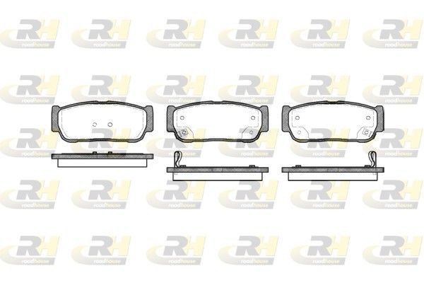 Гальмівні колодки дискові ROADHOUSE 2106302 - zapix