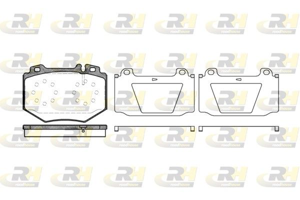 Гальмівні колодки дискові ROADHOUSE 2106500 - zapix