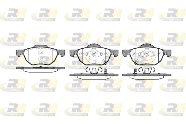 Гальмівні колодки дискові ROADHOUSE 2106802 - zapix