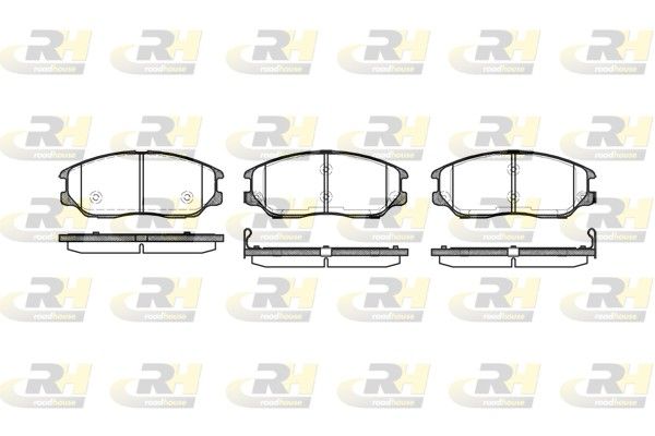 Гальмівні колодки дискові ROADHOUSE 2108502 - zapix