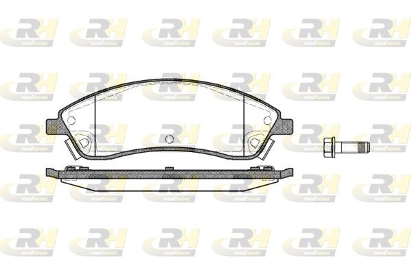 Гальмівні колодки дискові ROADHOUSE 2108608 - zapix