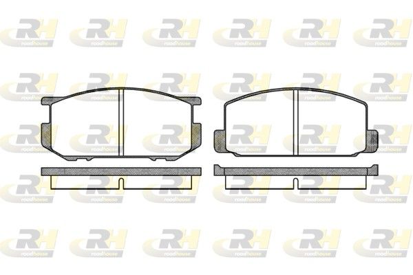 Гальмівні колодки дискові ROADHOUSE 210900 - zapix