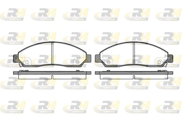 Гальмівні колодки дискові ROADHOUSE 2109814 - zapix
