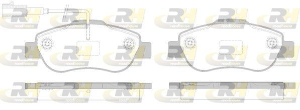Гальмівні колодки дискові ROADHOUSE 2110002 - zapix