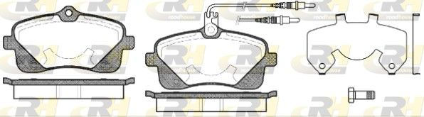 Гальмівні колодки дискові ROADHOUSE 2110202 - zapix