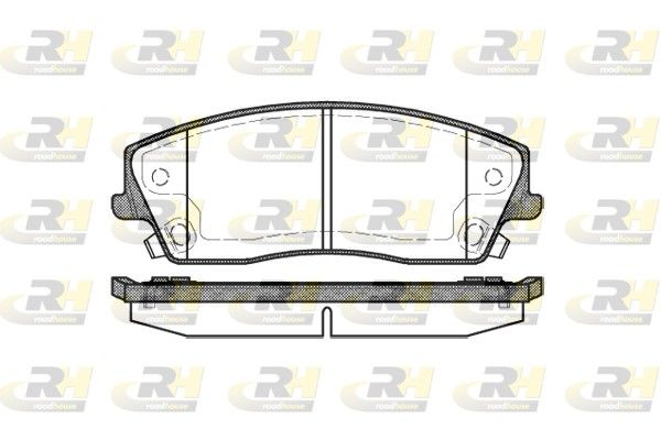 Гальмівні колодки дискові ROADHOUSE 2112608 - zapix