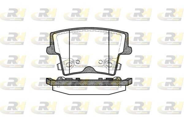 Гальмівні колодки дискові ROADHOUSE 2112708 - zapix