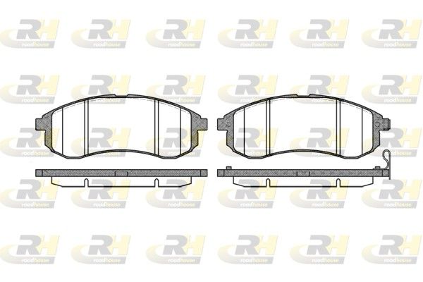 Гальмівні колодки дискові ROADHOUSE 2112901 - zapix