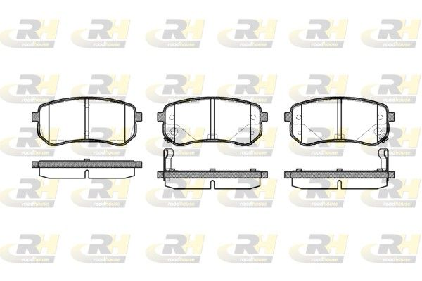 Гальмівні колодки дискові ROADHOUSE 2113502 - zapix
