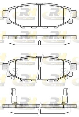 Гальмівні колодки дискові ROADHOUSE 2113612 - zapix