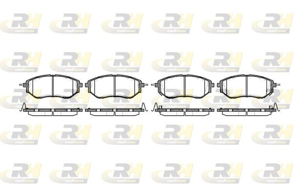 Гальмівні колодки дискові ROADHOUSE 2113702 - zapix