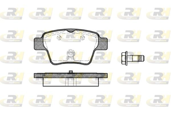 Гальмівні колодки дискові ROADHOUSE 2113800 - zapix