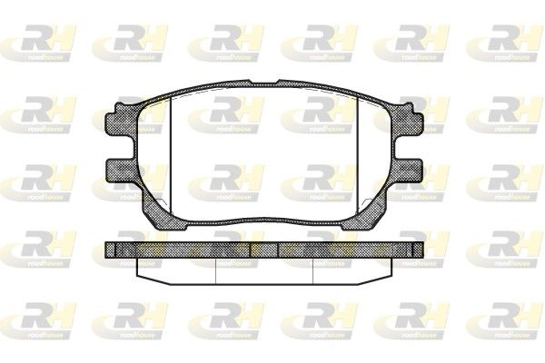 Гальмівні колодки дискові ROADHOUSE 2114300 - zapix