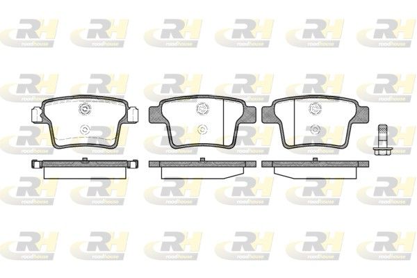 Гальмівні колодки дискові ROADHOUSE 2114910 - zapix