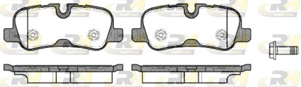 Гальмівні колодки дискові ROADHOUSE 2115910 - zapix