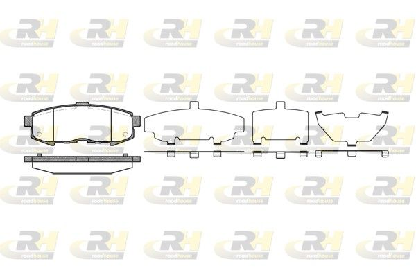 Гальмівні колодки дискові ROADHOUSE 2116000 - zapix