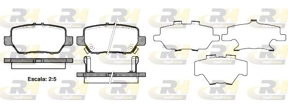 Гальмівні колодки дискові ROADHOUSE 2116802 - zapix