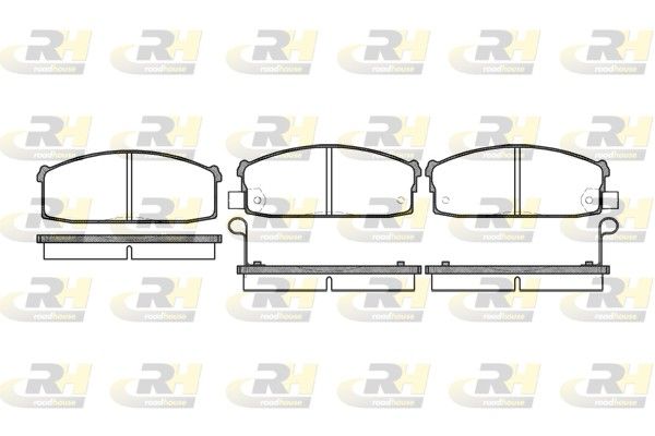 Гальмівні колодки дискові ROADHOUSE 211702 - zapix
