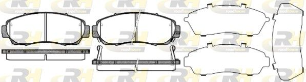 Гальмівні колодки дискові ROADHOUSE 2117112 - zapix