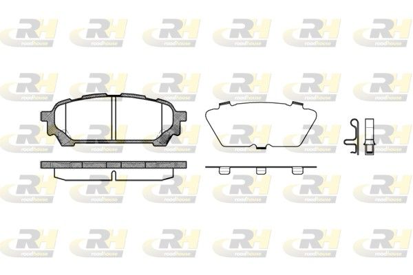 Гальмівні колодки дискові ROADHOUSE 2117601 - zapix
