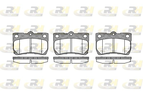 Гальмівні колодки дискові ROADHOUSE 2118102 - zapix
