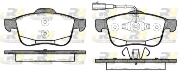 Гальмівні колодки дискові ROADHOUSE 2118312 - zapix